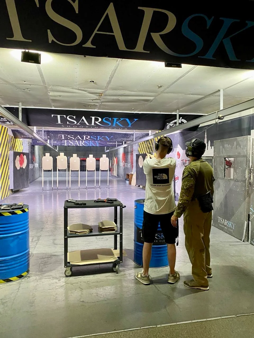 At the shooting range